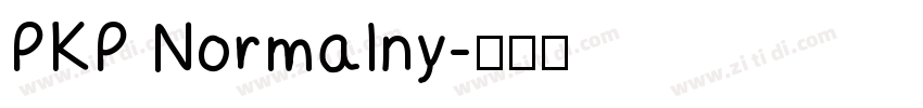 PKP Normalny字体转换
